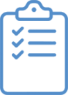 Blue Checklist Icon